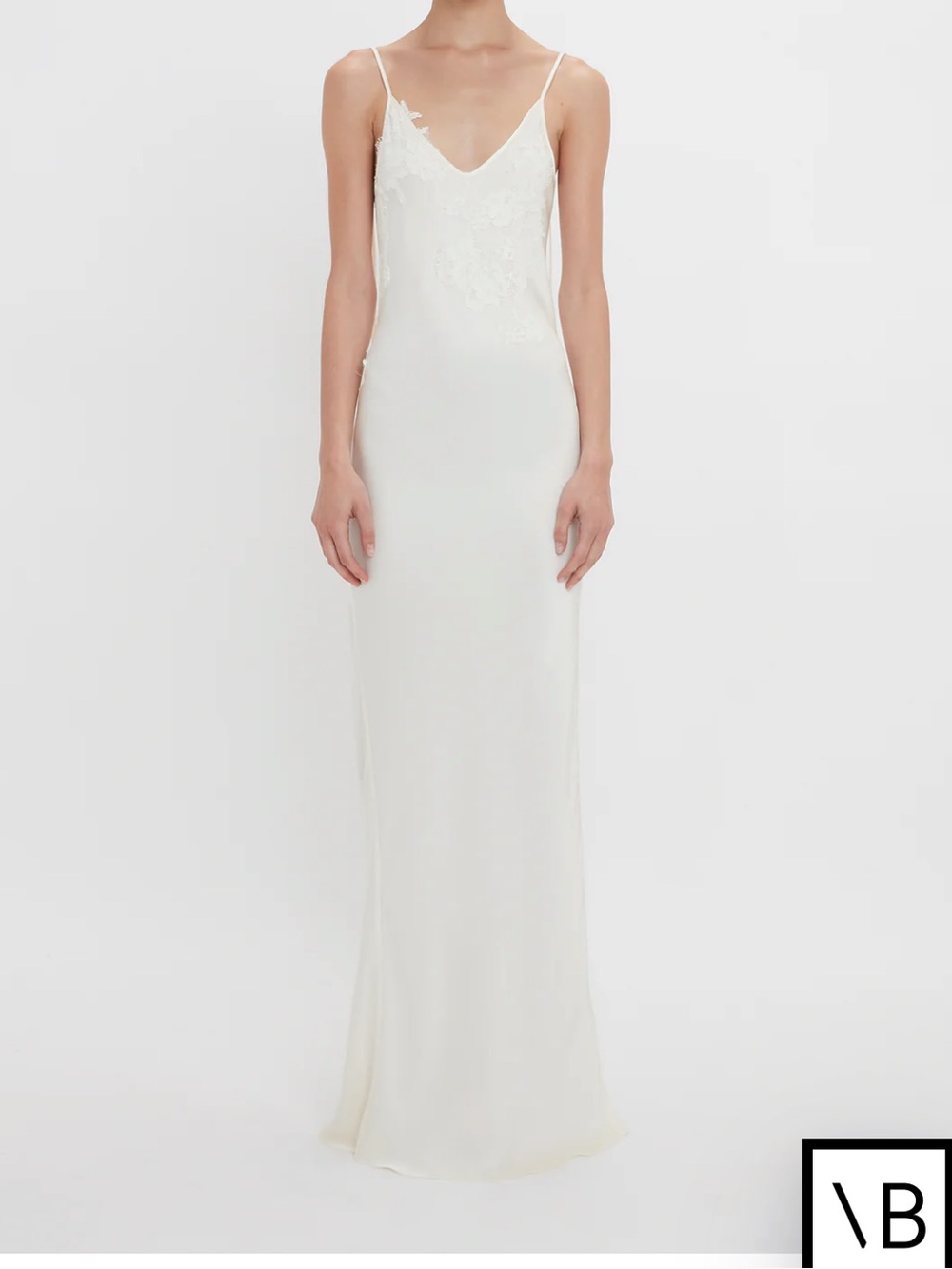 Victoria Beckham Lace Cami Dress in Ivory NWT